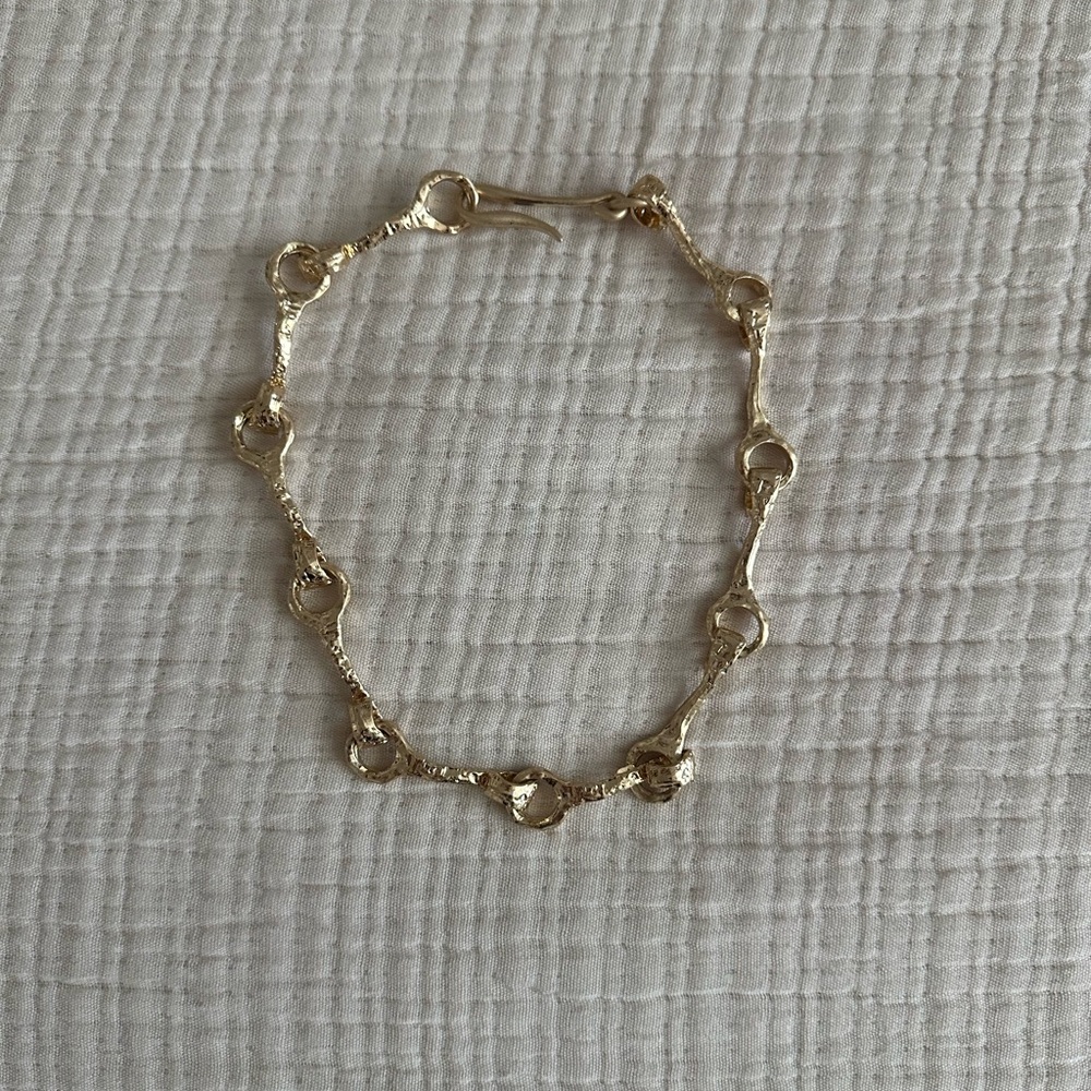 Anthropologie Horsebit Chain Necklace
